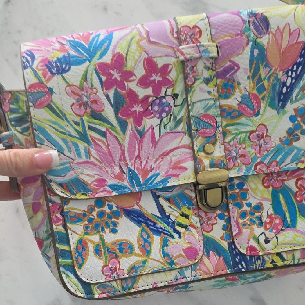 Floral Crossbody Bag - Picture 3 of 9